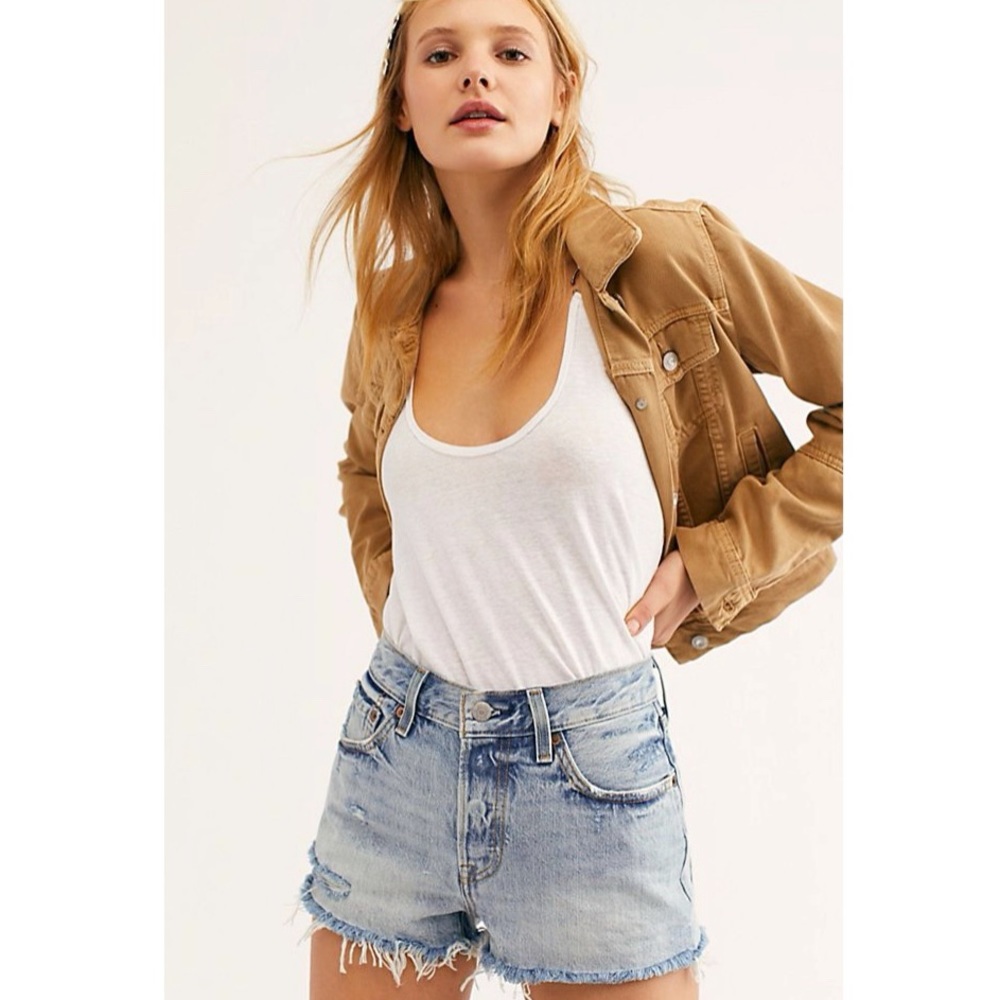 Free People // Levi’s 501 Cutoff Shorts🌛 - Picture 1 of 13